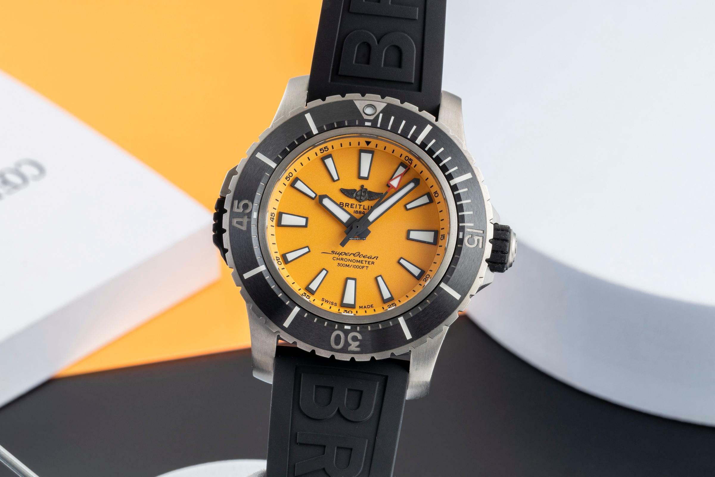 Breitling Superocean 48 Titan Automatik E17369 Box & Papiere