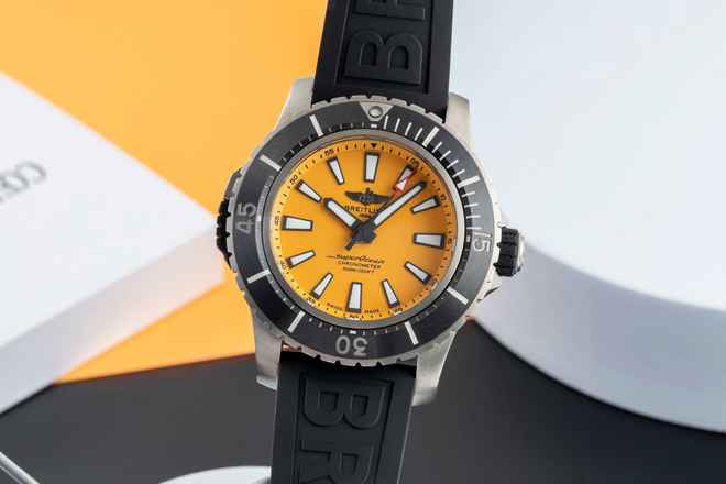  Breitling Superocean 48 Titan Automatik E17369 Box & Papiere 