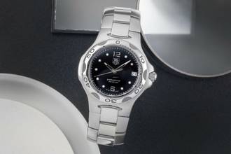 Thumbnail von TAG Heuer Kirium Edelstahl Black Dial Quarz Herrenuhr Ref. WL111D