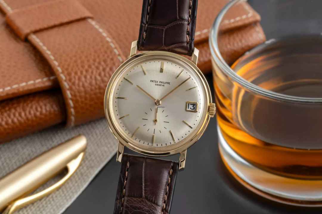  Patek Philippe Calatrava 18K (0,750) Gold Automatik Ref. 3445 Vintage Klassiker 