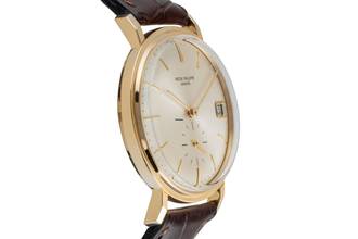 Thumbnail von Patek Philippe Calatrava 18K (0,750) Gold Automatik Ref. 3445 Vintage Klassiker