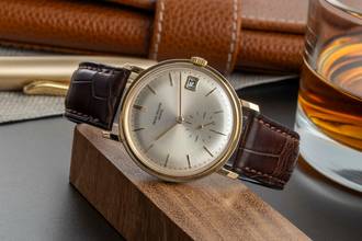 Thumbnail von Patek Philippe Calatrava 18K (0,750) Gold Automatik Ref. 3445 Vintage Klassiker