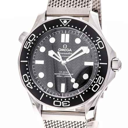 Omega Seamaster Diver 300 M 42 Black Milanese – 210.30.42.20.01.010 – NEW & Unworn – 11/25 Full 