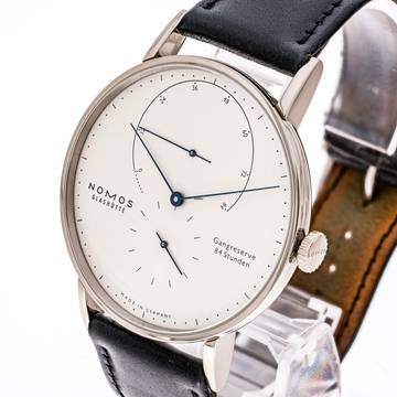  NOMOS Lambda Whitegold 42 – 933 – like NEW – 2019 Full Set 
