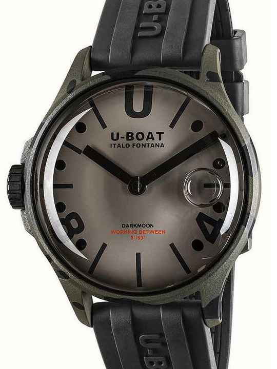  U-Boat 9550 Darkmoon Grey Camouflage Herrenuhr 44mm 5ATM 