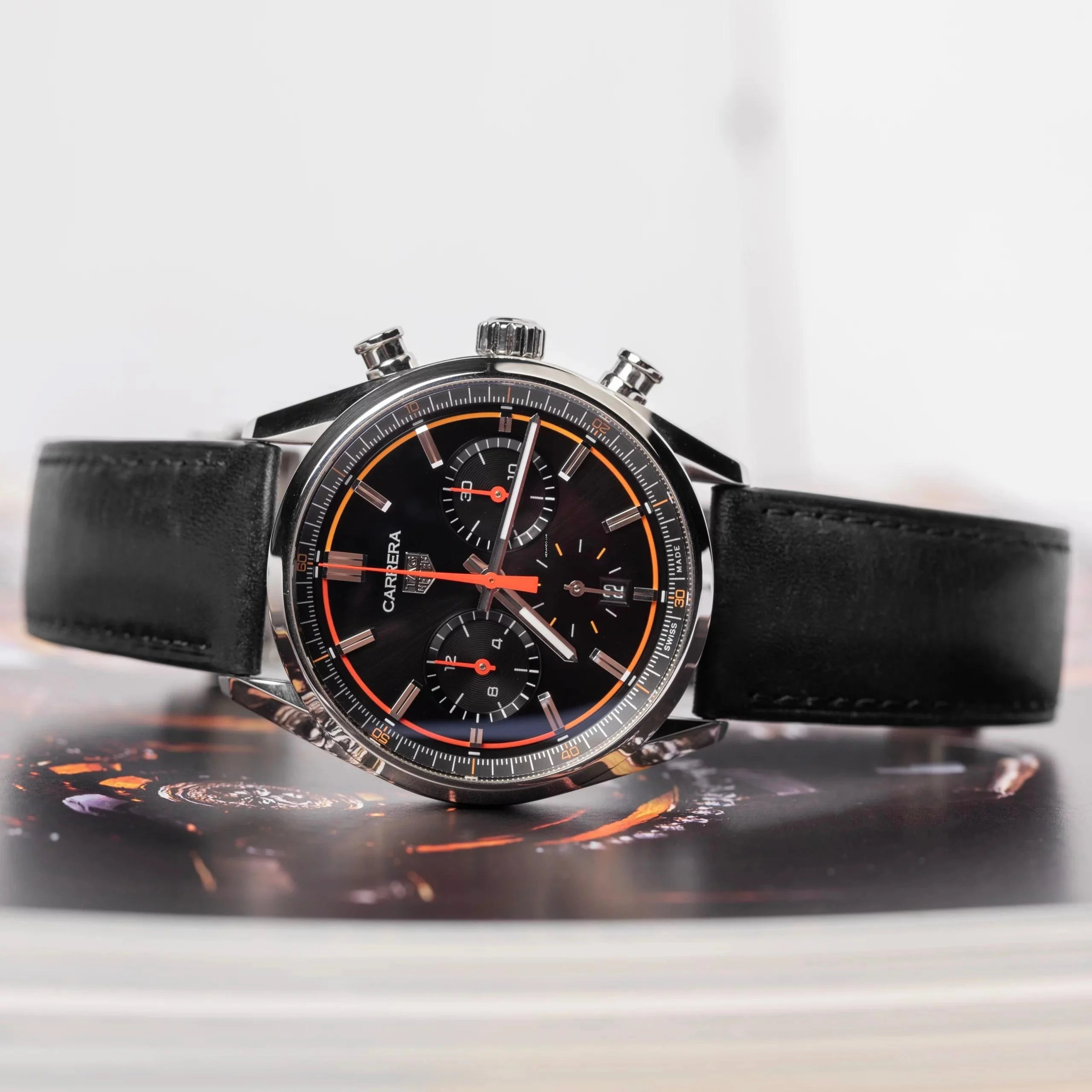  TAG Heuer Carrera Chronograph Beautiful Racing Dial 