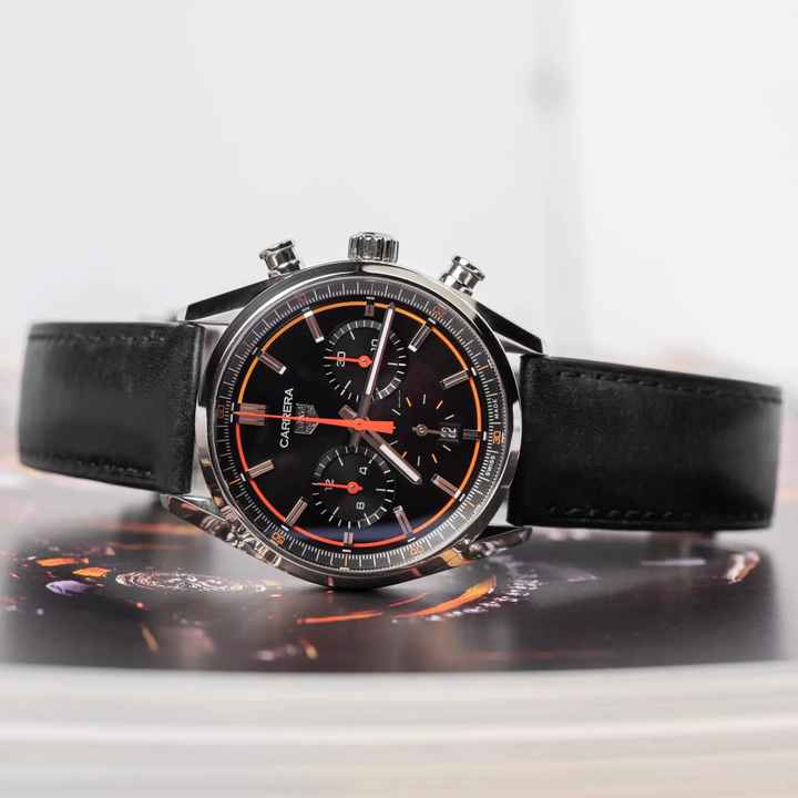  TAG Heuer Carrera Chronograph Beautiful Racing Dial 