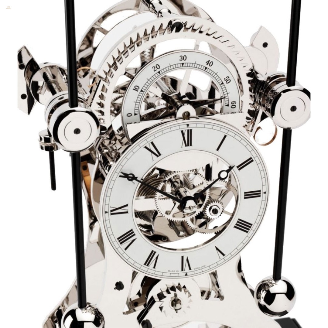 Thumbnail von The Navigator – Rhodinierte 8-Tage-Tischuhr