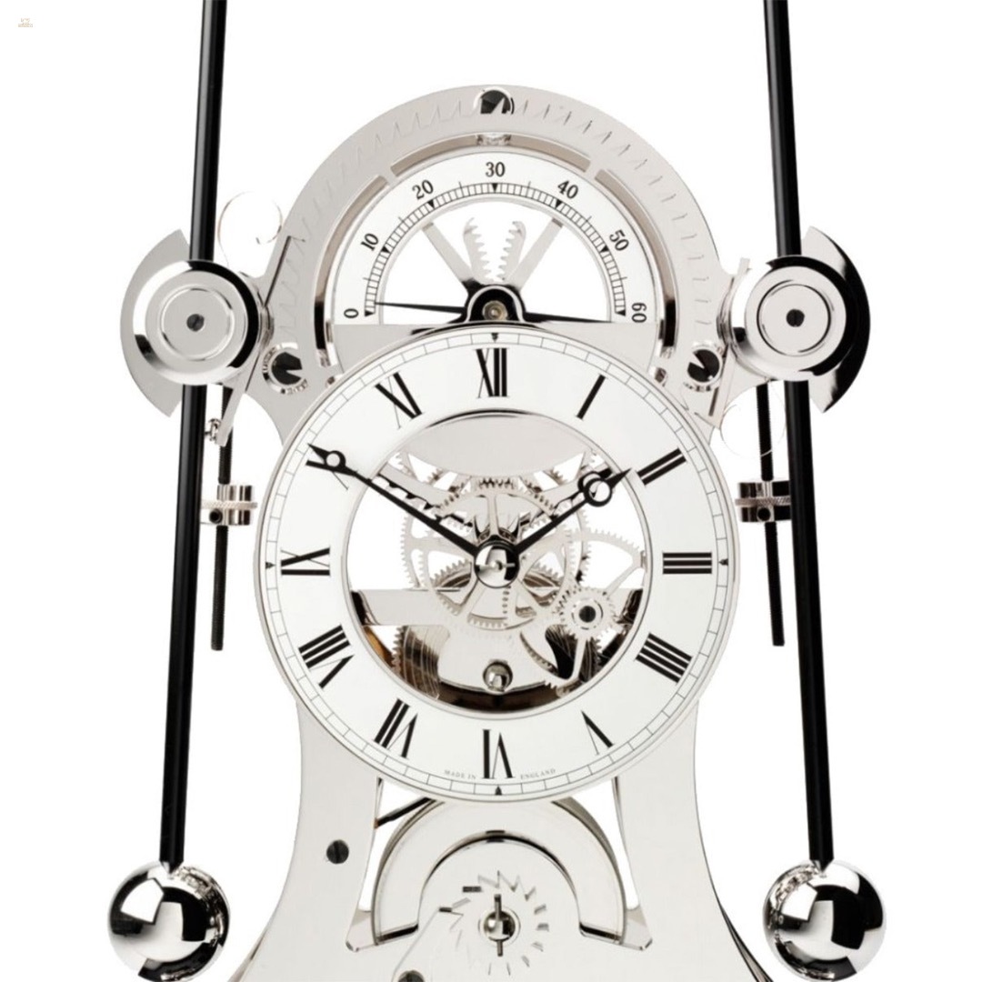 Thumbnail von The Navigator – Rhodinierte 8-Tage-Tischuhr