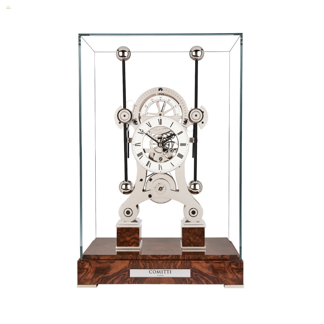 Thumbnail von The Navigator – Rhodinierte 8-Tage-Tischuhr