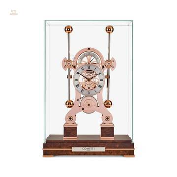 The Navigator – Rhodinierte 8-Tage-Tischuhr