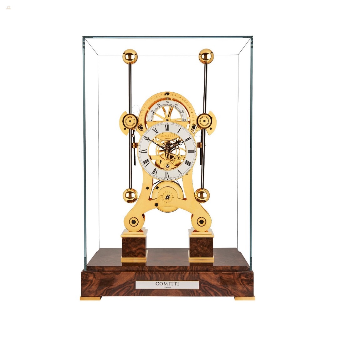 Thumbnail von The Navigator – Rhodinierte 8-Tage-Tischuhr