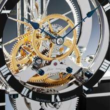 Thumbnail von NT 6 „La brillante“ – Design-Tischuhr mit Skelettwerk