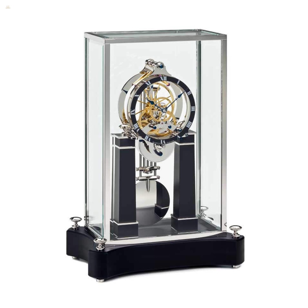 NT 6 „La brillante“ – Design-Tischuhr mit Skelettwerk