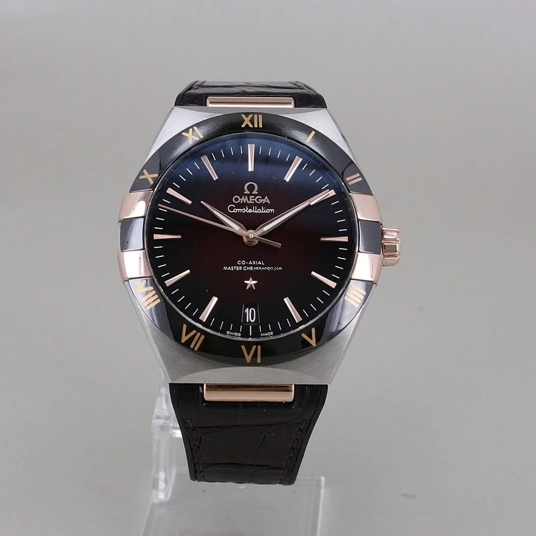 Omega Constellation Master Chronometer Stahl/18k Sedna Gold Ø 41 mm Full Set Top Zustand