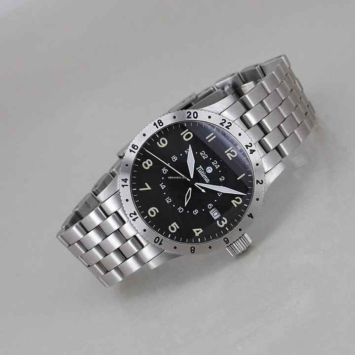  Tutima FX UTC Automatik Ø 38,5 mm Edelstahl Full Set Erstkaufrechnung 