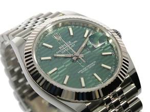 Thumbnail von Rolex Datejust 41 LC100 - UNGETRAGEN - grünes Fluted-Motif Dial-Jubilee