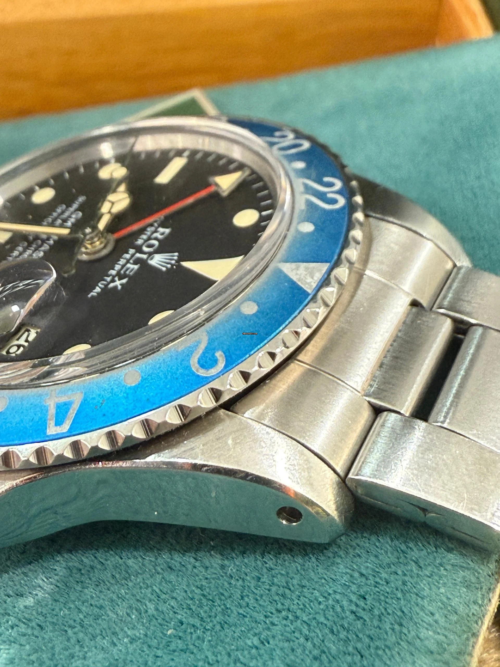 Thumbnail von Rolex GMT-Master Long E Full Set Double Papers tags 1969