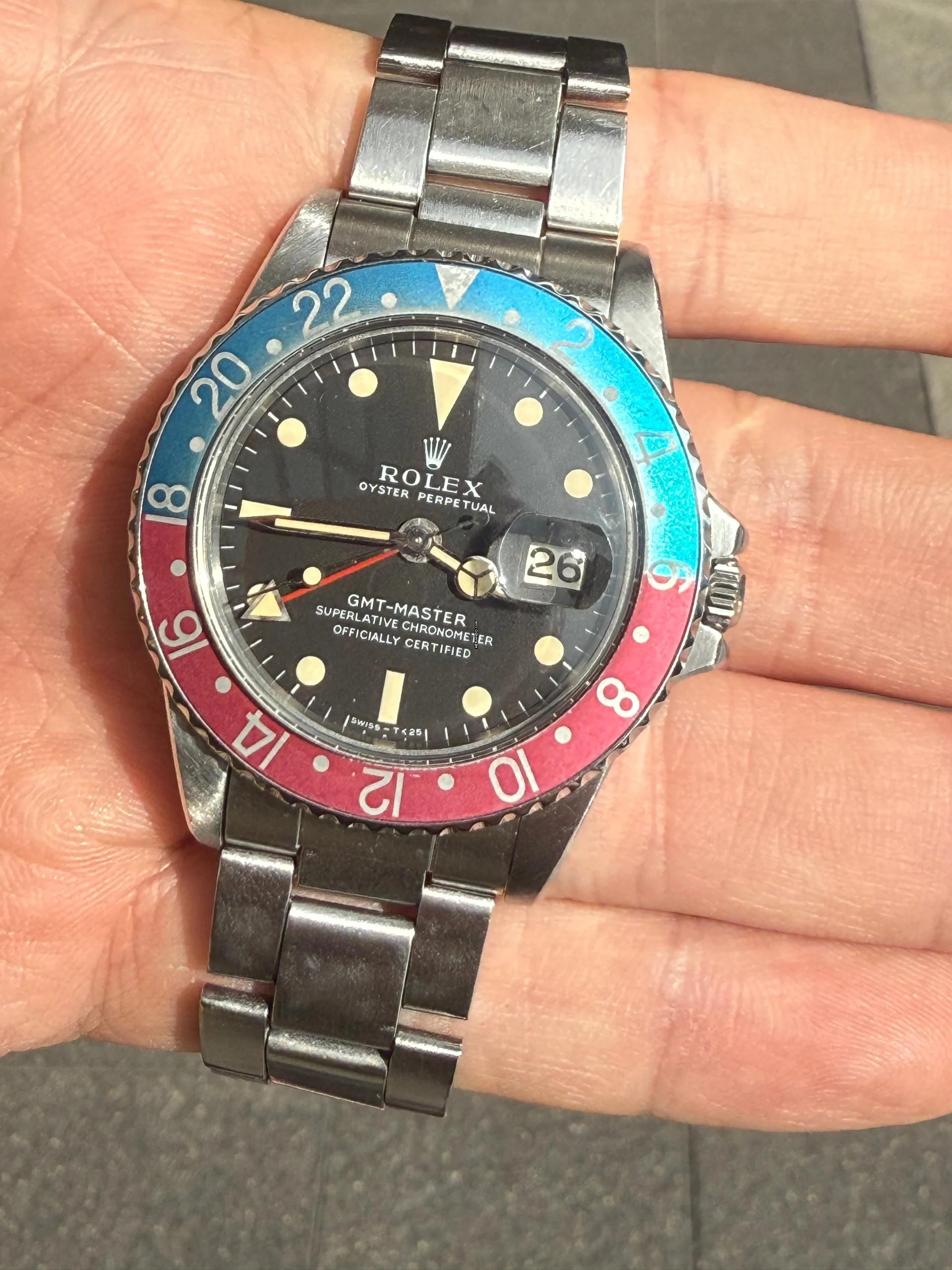 Thumbnail von Rolex GMT-Master Long E Full Set Double Papers tags 1969