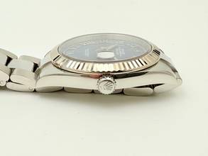 Thumbnail von Rolex Datejust 41 Blue dial top condition Full Set 2021 Austria