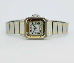 Thumbnail von Cartier Santos Automatik Stahl/Gold