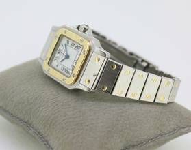 Thumbnail von Cartier Santos Automatik Stahl/Gold