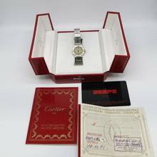 Thumbnail von Cartier Santos Octagon - Stahl/Gold - Ref.187903 - Jahr: 1991 - Fullset Fullset