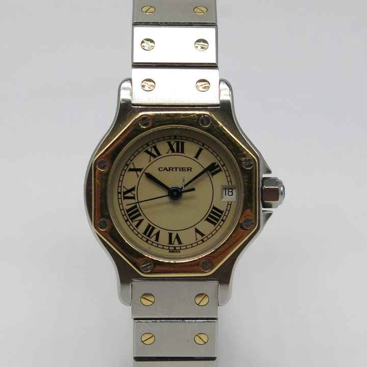  Cartier Santos Octagon - Stahl/Gold - Ref.187903 - Jahr: 1991 - Fullset Fullset 
