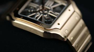 Thumbnail von Cartier Santos De Cartier Skeleton Rosé - Good Condition - First Invoice - Fullset - 2023