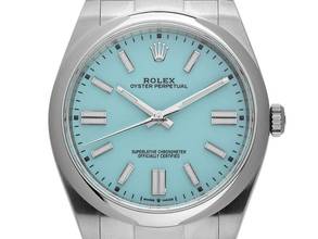 Thumbnail von Rolex Oyster Perpetual 41 Tiffany Ref.124300 Full Set wie Neu Vintage