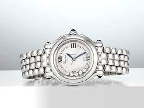 Thumbnail von Chopard Happy Sport Diamonds 36mm 278236 Edelstahl Diamanten Gold