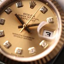 Thumbnail von Rolex Lady-Datejust 26 Jubilee Fluted Steel Gold Champagne Diamond Dial
