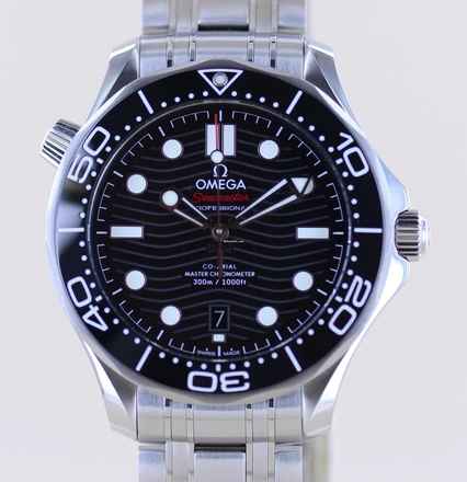  Omega Seamaster Diver 300 M Co-Axial Master Chronometer 42mm Top black Keramik Diver B+P 