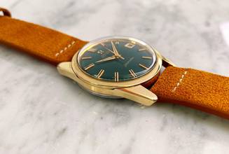Thumbnail von Omega Seamaster Vintage Custom Green Dial Automatic Automatik 14701 14701