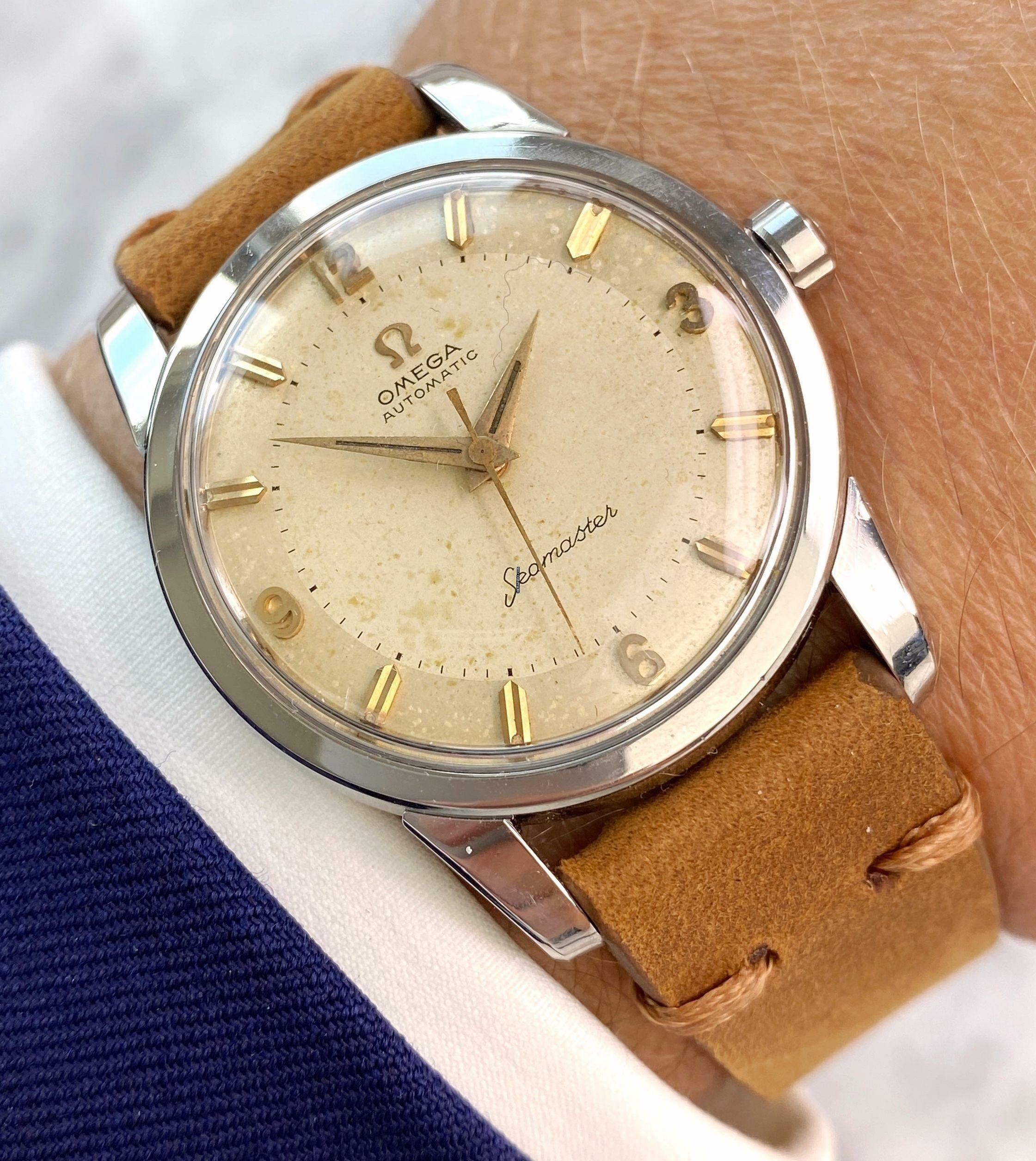 Omega Seamaster Serviced Seamaster Vintage Automatic Automatik ref 2848 Cream Dial 2848