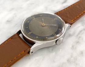 Thumbnail von Omega Classic Super Rare Vintage Grey Black Two Tone Bulls Eye Dial 30mm