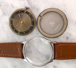 Thumbnail von Omega Classic Super Rare Vintage Grey Black Two Tone Bulls Eye Dial 30mm