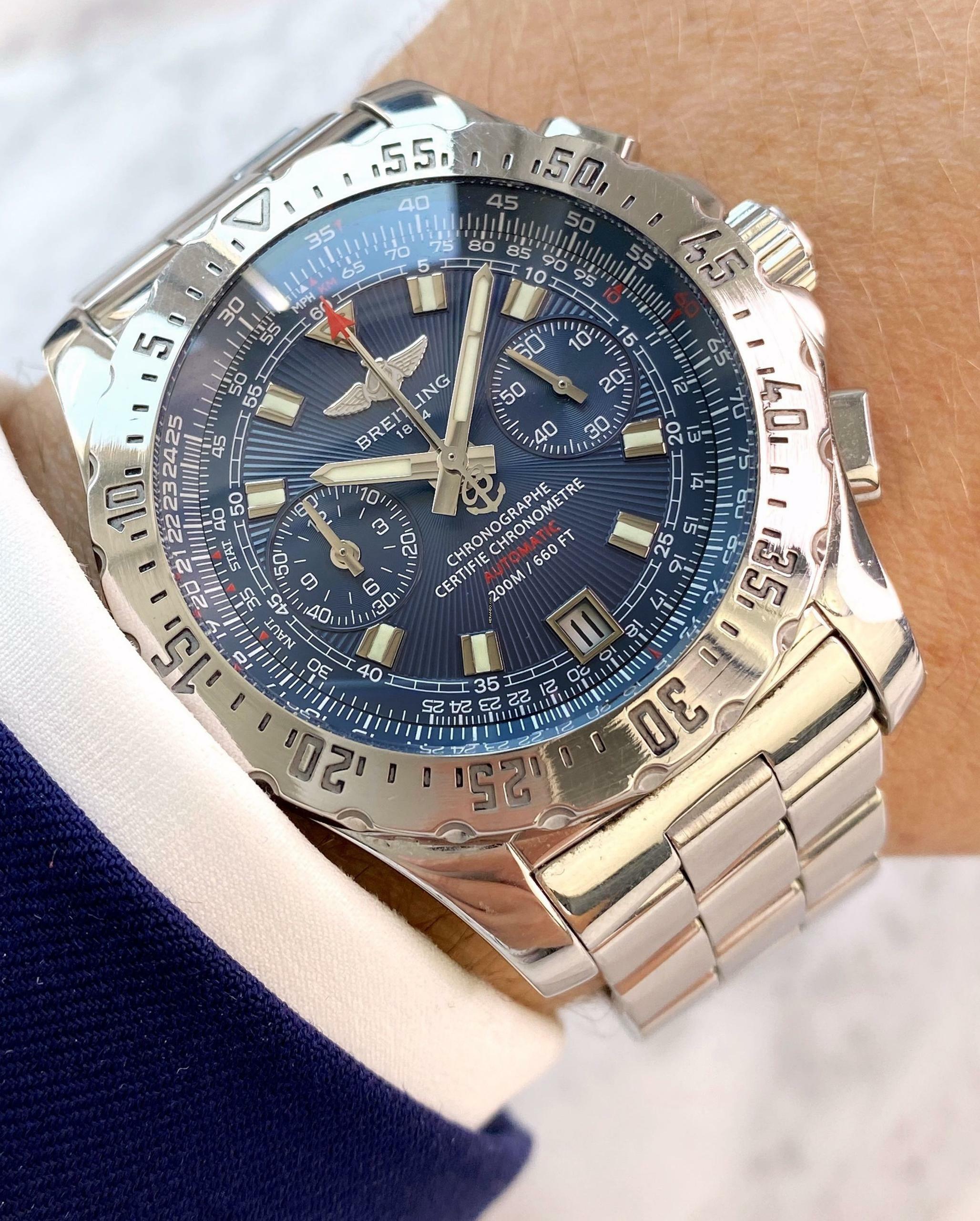 Breitling Skyracer Ref A27362 Skyracer Chronograph Beautiful Blue Dial ref A27362 A27362