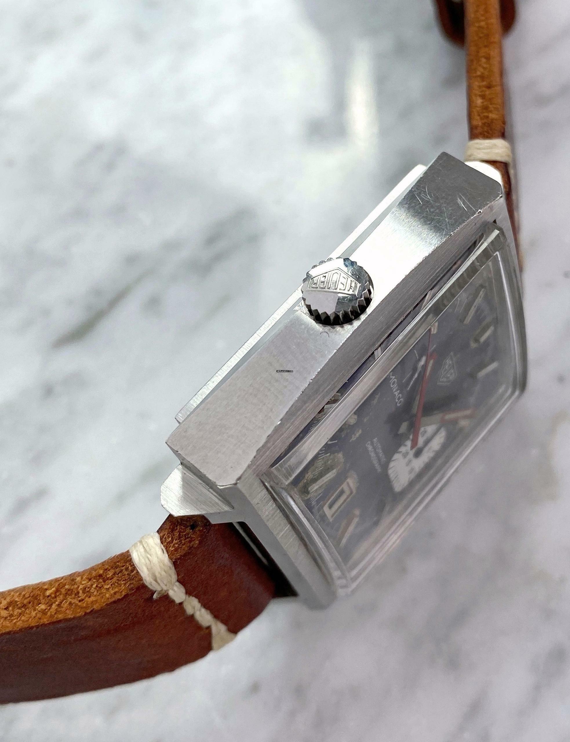 Thumbnail von Heuer Vintage Monaco Blue Dial Automatic 1533