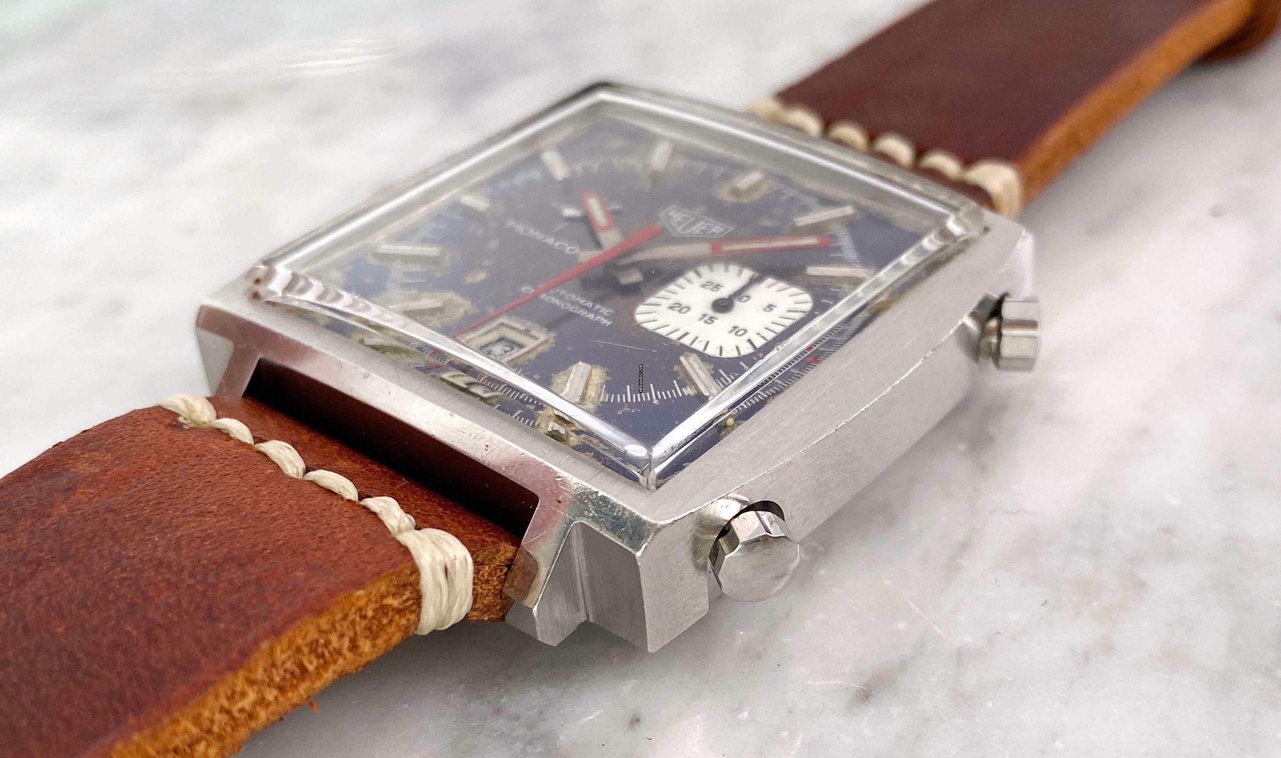 Thumbnail von Heuer Vintage Monaco Blue Dial Automatic 1533