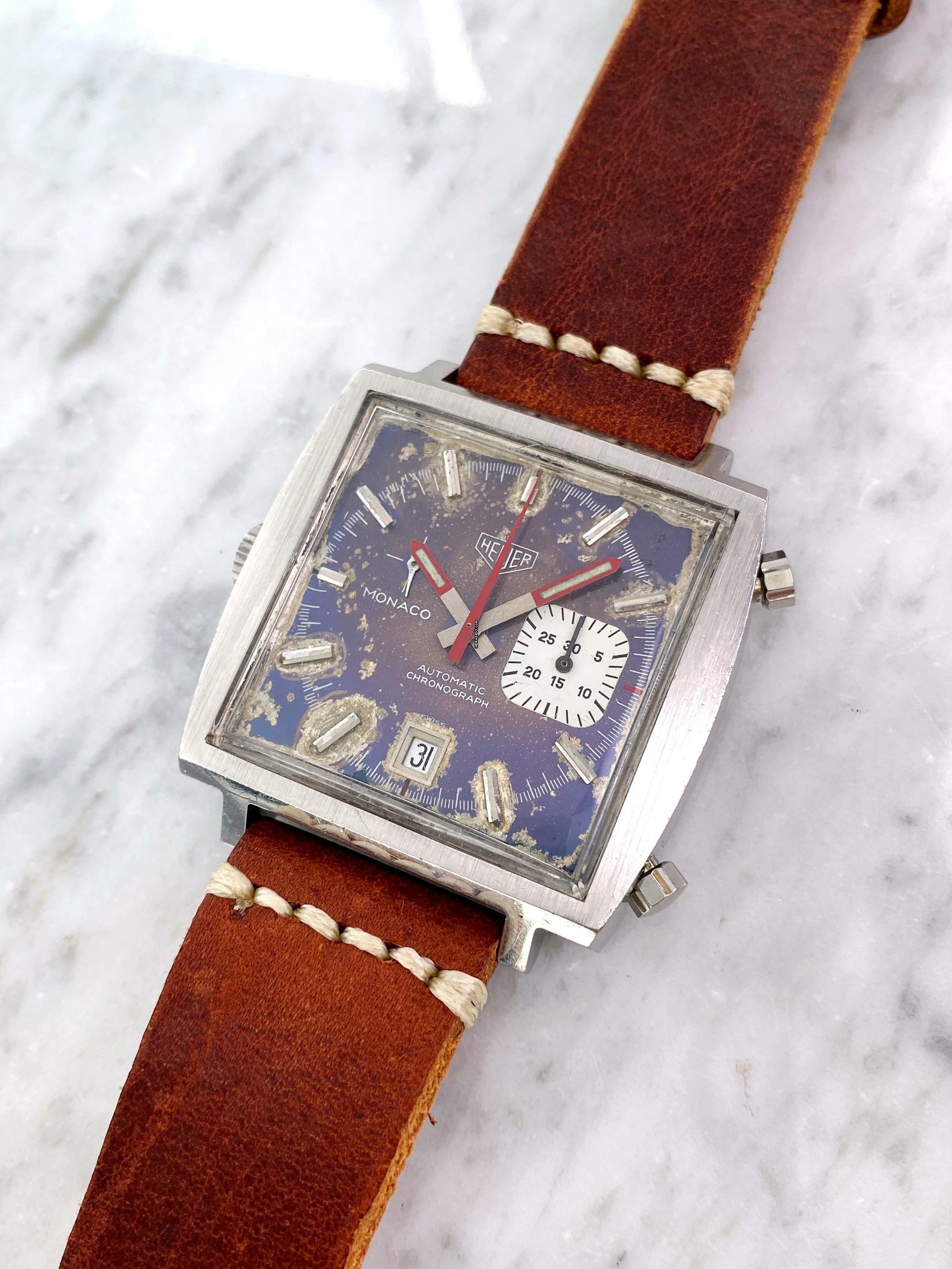 Thumbnail von Heuer Vintage Monaco Blue Dial Automatic 1533