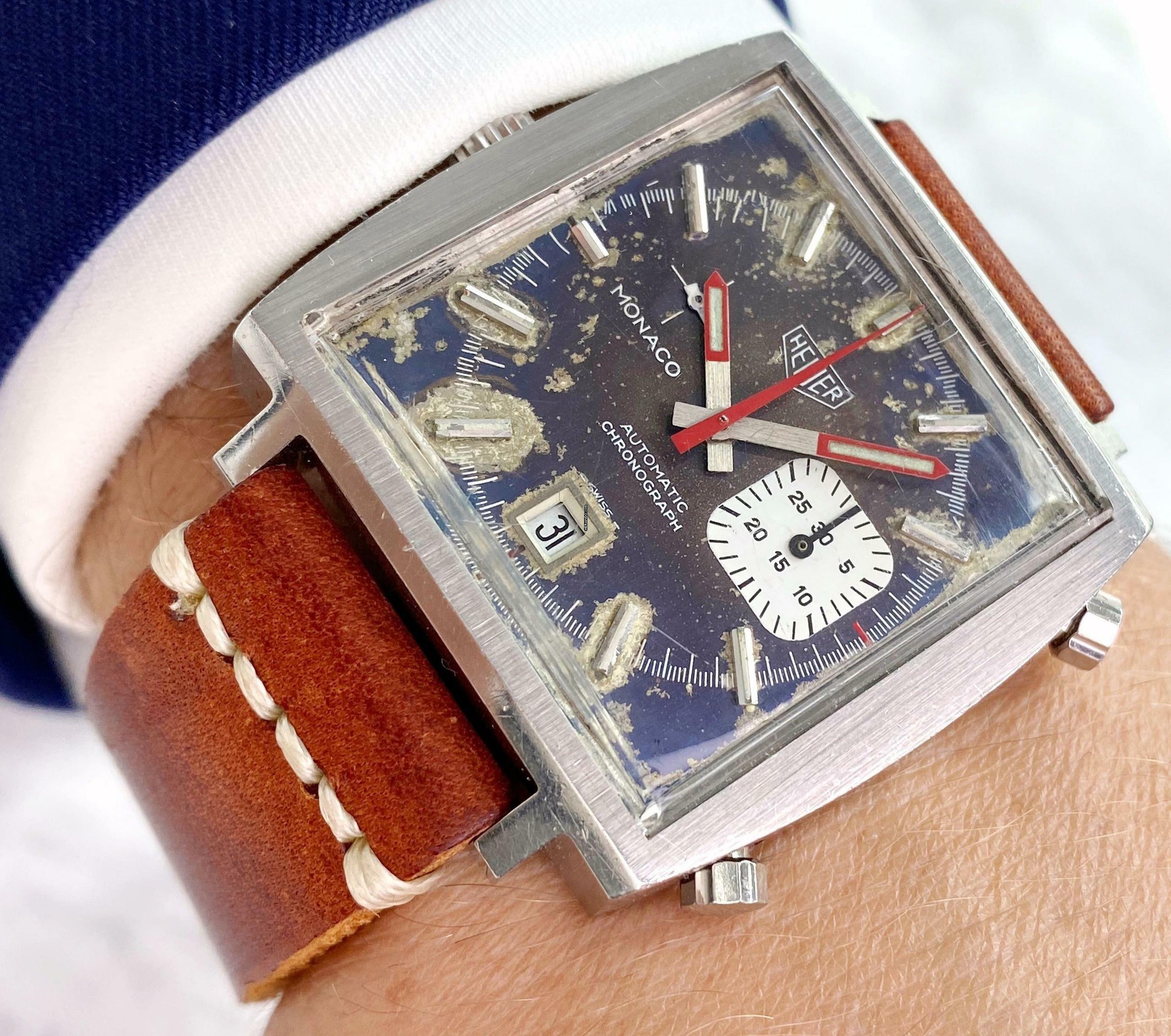 Thumbnail von Heuer Vintage Monaco Blue Dial Automatic 1533
