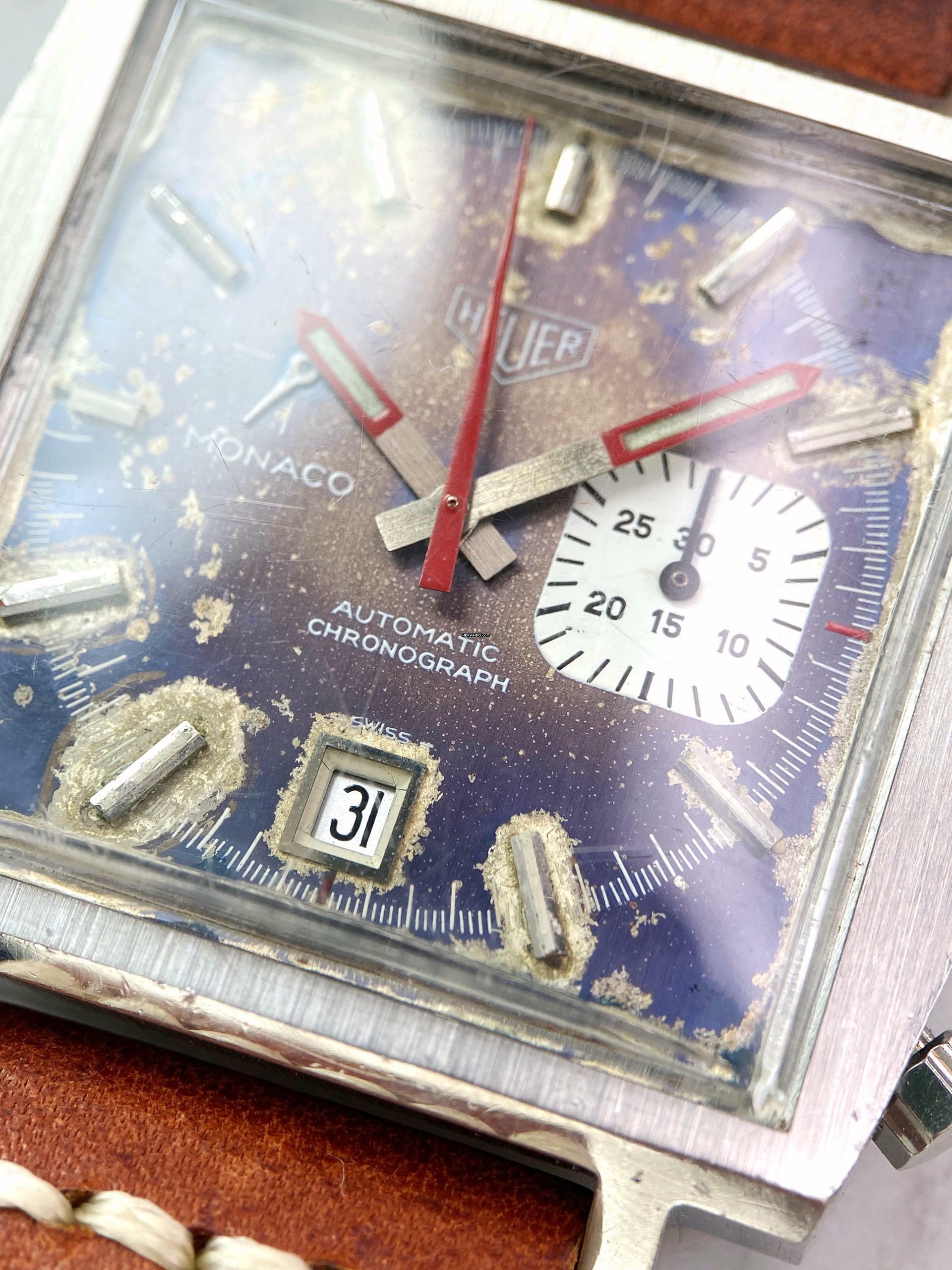 Thumbnail von Heuer Vintage Monaco Blue Dial Automatic 1533