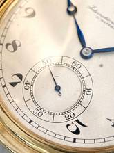 Thumbnail von IWC Pocket Watch Doppelmantel Vollgold Solid Gold Pocket Watch Taschenuhr