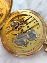 Thumbnail von IWC Pocket Watch Doppelmantel Vollgold Solid Gold Pocket Watch Taschenuhr