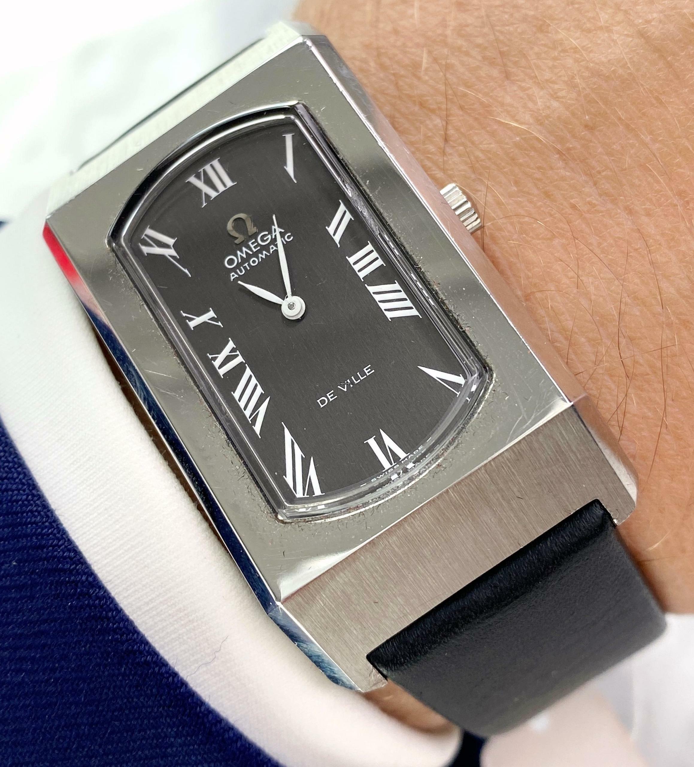 Omega De Ville Serviced TANK De Ville Vintage Automatic Automatik 28 x 50mm JUMBO