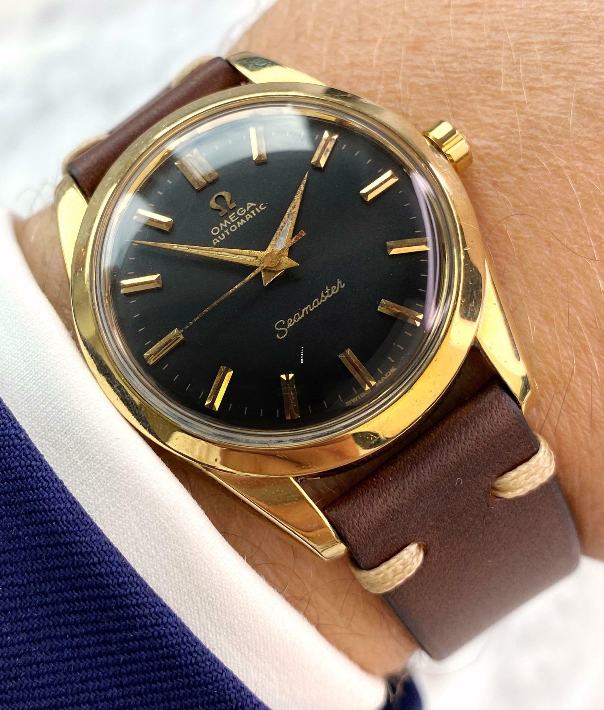 Omega Seamaster Serviced Seamaster Vintage Automatic Automatik GOLD MEDAL BIG SEAHORSE Logo ref 2975 2975