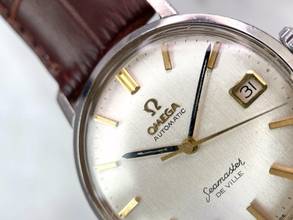 Thumbnail von Omega Seamaster DeVille Wonderful Seamaster De Ville Vintage Automatic Automatik Linen Dial