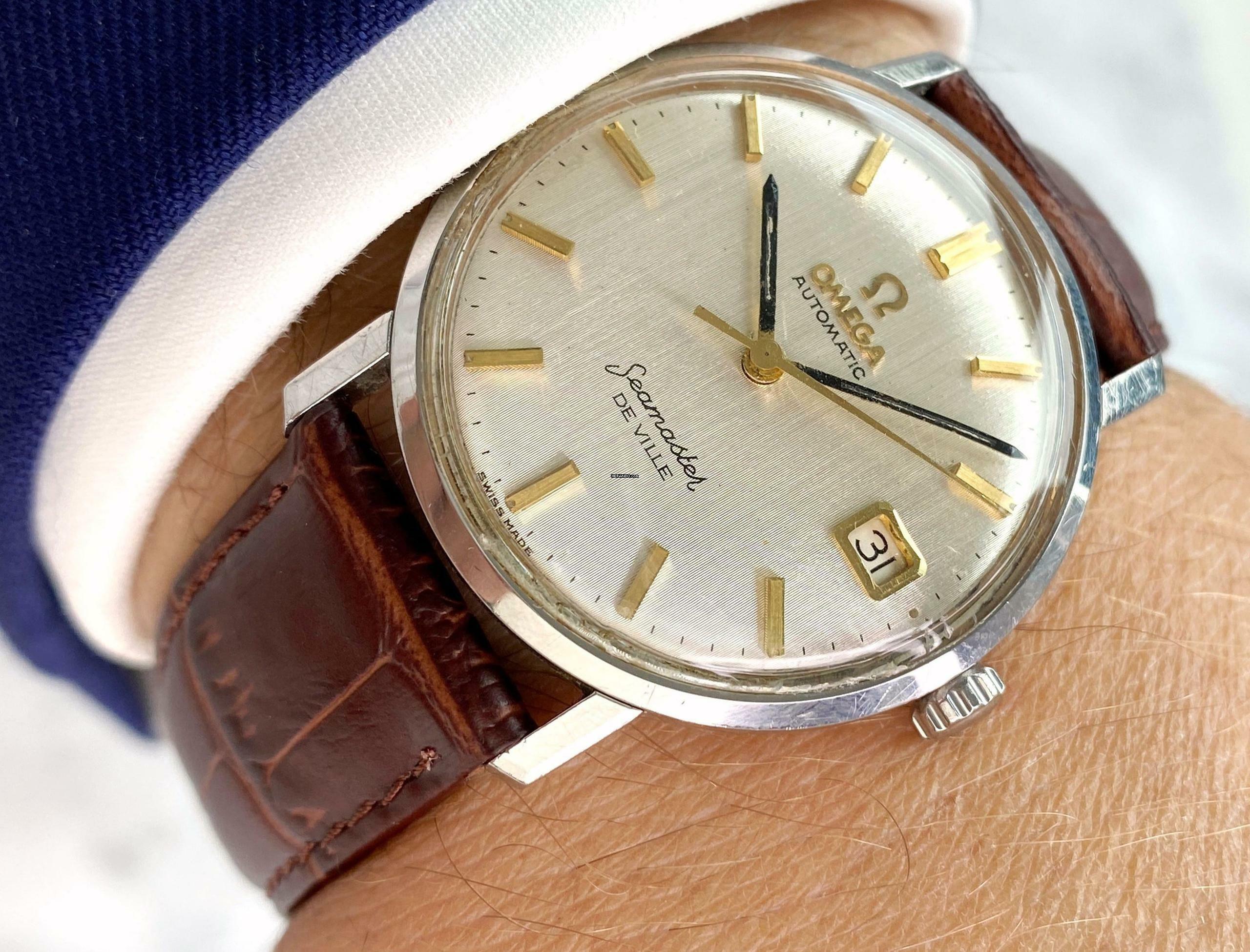Omega Seamaster DeVille Wonderful Seamaster De Ville Vintage Automatic Automatik Linen Dial