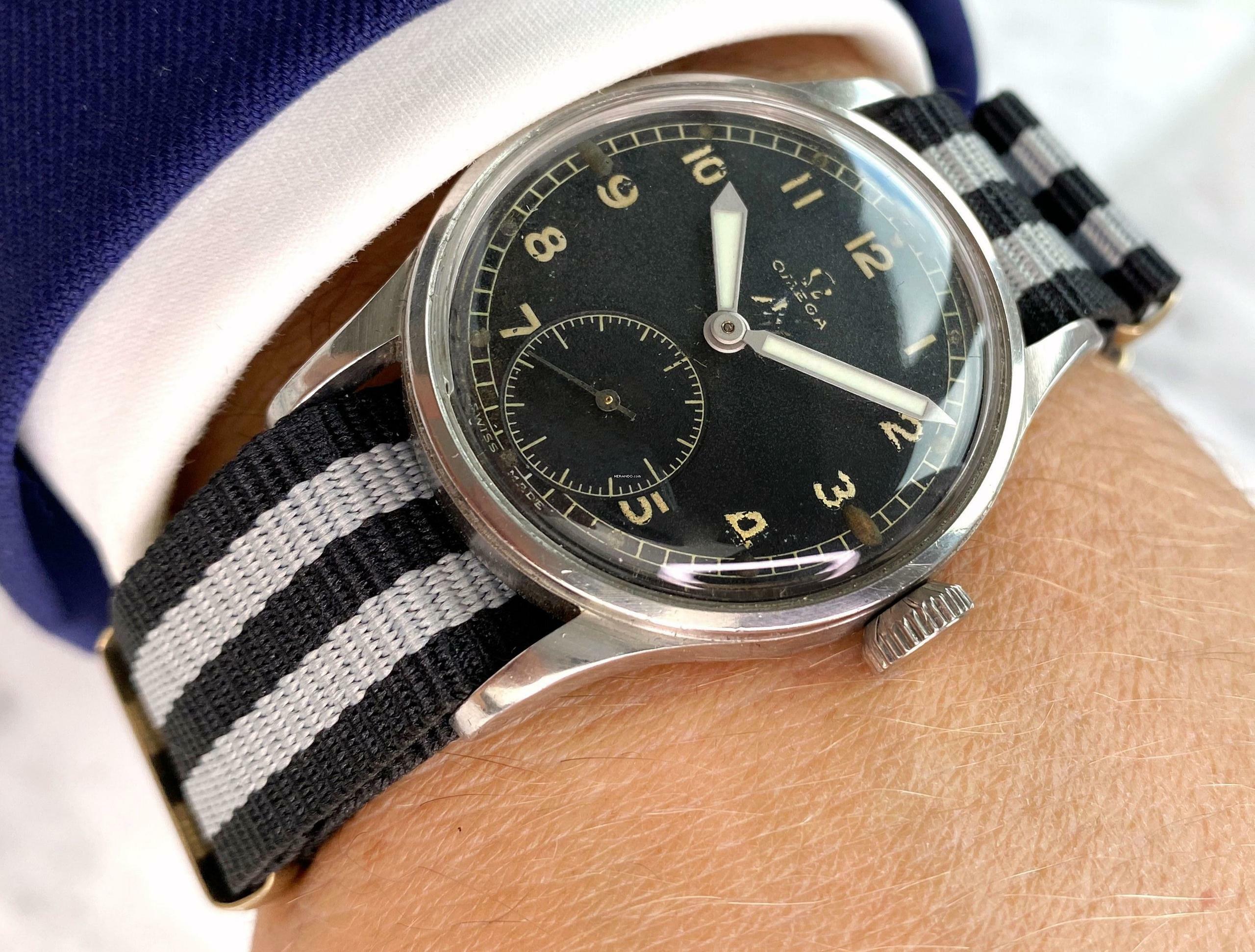  Omega Classic Vintage Dirty Dozen Military RAF 30T2 WWW 